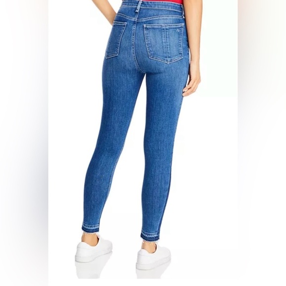 Rag & Bone Valencia Release Nina High Rise Ankle Skinny Jeans Size 26 - Picture 2 of 14
